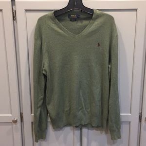 Green Ralph Lauren v neck